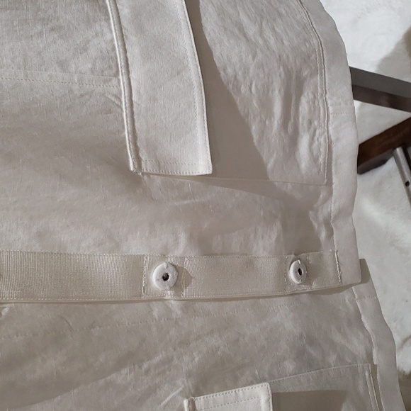 NWT KOBI HALPERIN Scarlett Band Collar Linen Blend Jacket MEDIUM - Picture 15 of 16